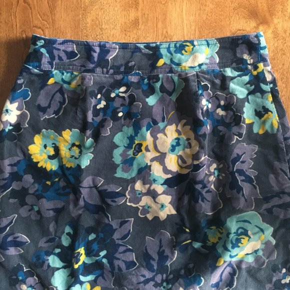 Boden corduroy floral skirt 6 - Picture 5 of 9